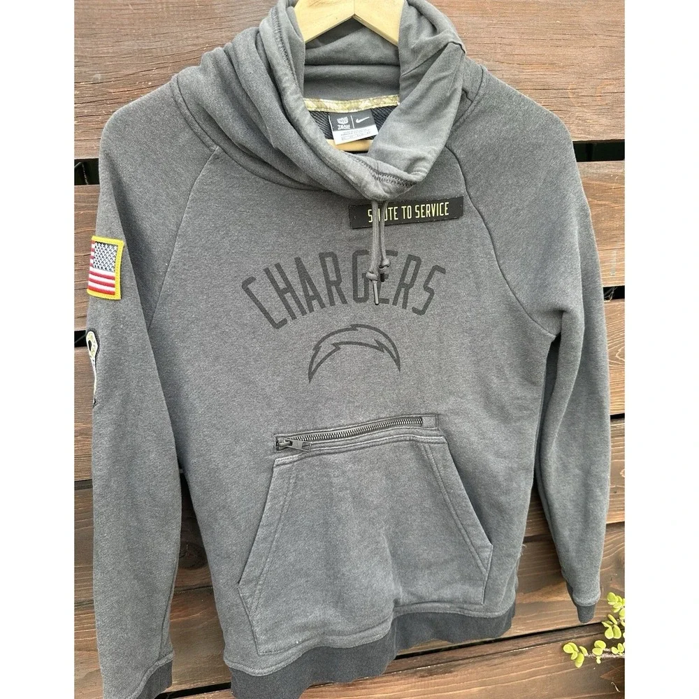 Nike Womens Los‎ Angeles Chargers Salute To Service Sweatshirt Size XSmall